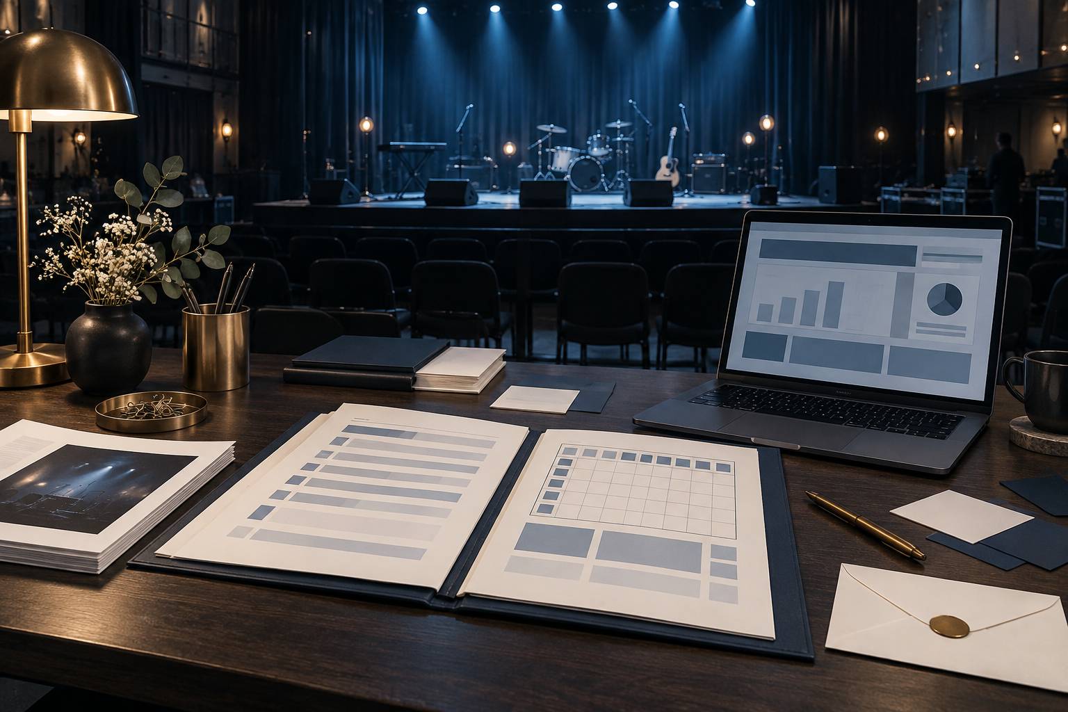 Illustration éditoriale du sujet : Déclarer un concert à la SACEM : délais et formulaire