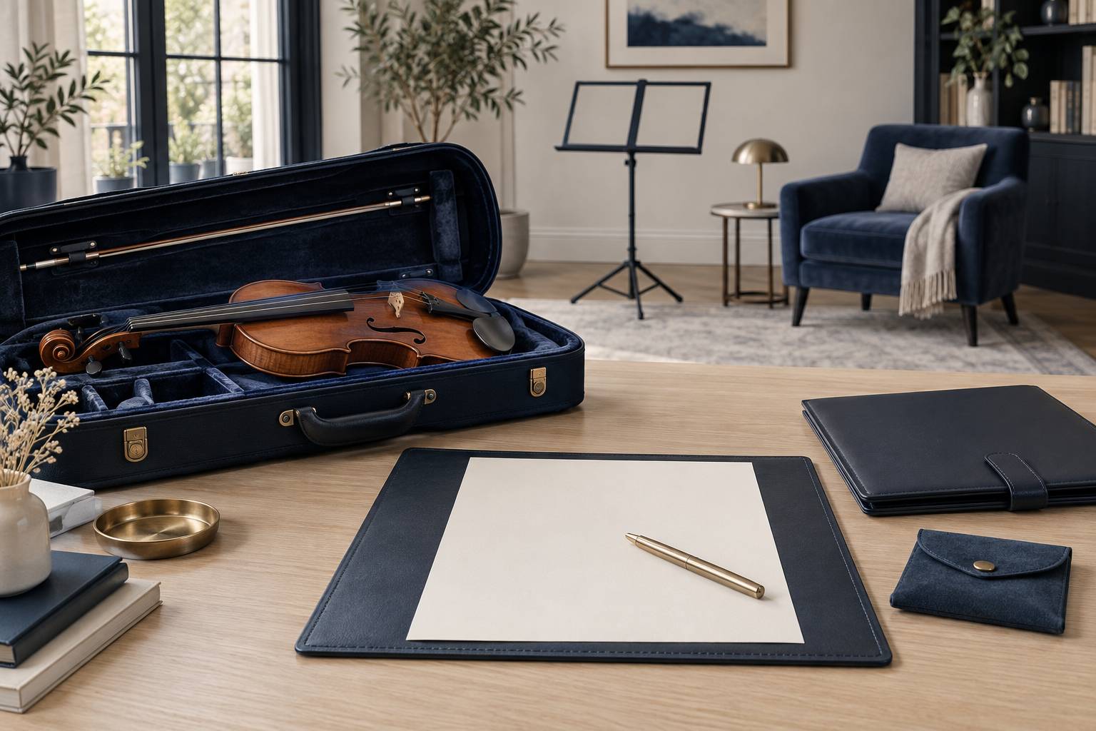 Illustration éditoriale du sujet : Instrument prêté à un musicien : qui est couvert